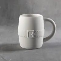 Picture of Ceramic Bisque 35978 Santas Belt Mug