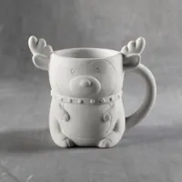 Picture of Ceramic Bisque 35987 Reindeer Mug 6pc