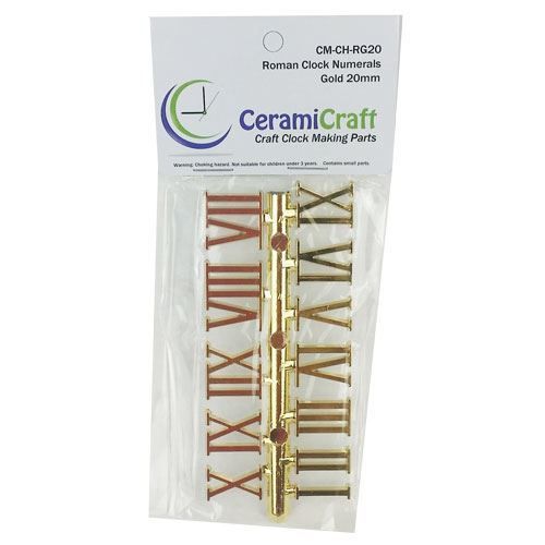 Picture of Roman Clock Numerals - Gold 20mm