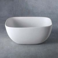 Picture of Ceramic Bisque 37471 Med Medium Squrve Bowl 6pc