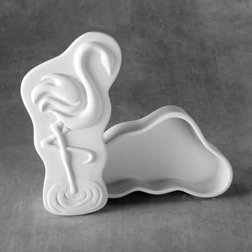 Picture of Ceramic Bisque 37481 Flamingo Box 6pc