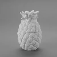 Picture of Ceramic Bisque 35367 Tropical Pineapple Box