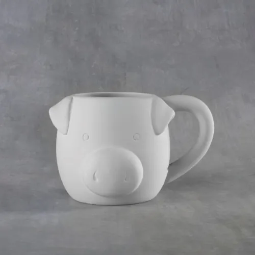 Picture of Ceramic Bisque 38117 Pig Mug 16oz 6pc