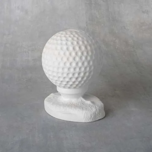 Picture of Ceramic Bisque 38338 Golf Ball Bank 6pc