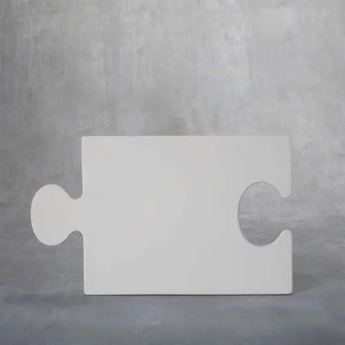 Picture of Ceramic Bisque 38399 Puzzle Piece Cheese Tray