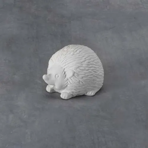 Picture of Ceramic Bisque 38418 Tiny Tot Hedgehog 6pc