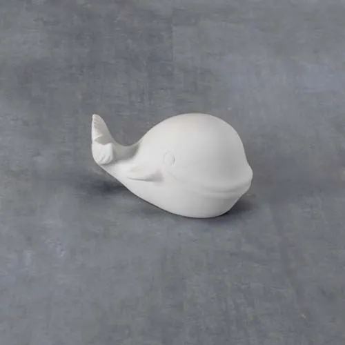 Picture of Ceramic Bisque 38419 Tiny Tot Baby Baluga Whale
