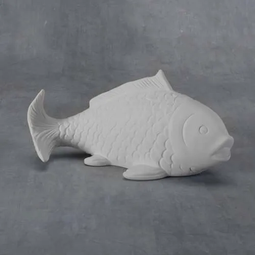 Picture of Ceramic Bisque 38421 Koi Fish Figure