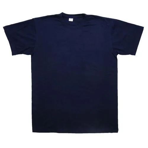 Picture of Cotton T-Shirt Navy Blue Mens - XX Large
