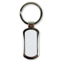 Picture of Sublimation Metal Keyring Rectangle (Rounded)