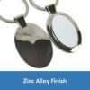 Picture of Sublimation Metal Keyring Oval