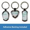 Picture of Sublimation Metal Keyring Oval