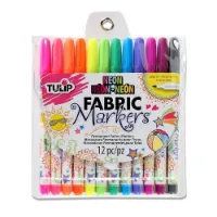Picture of Tulip Fabric Neon Marker Pens Fine Tip 12 pack