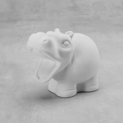 Picture of Ceramic Bisque 38564 Tiny Tot Hippo 6pc