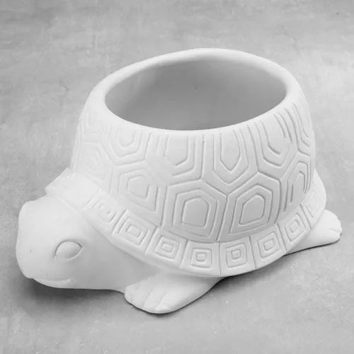 Picture of Ceramic Bisque 38560 Turtle Planter 4pc