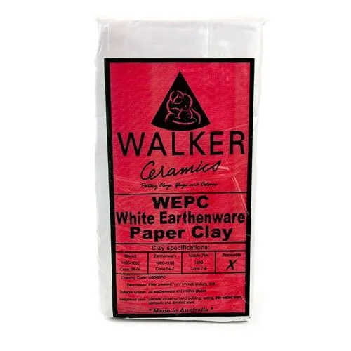 Picture of Walkers White Earthenware Paper Clay 10kg