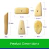 Picture of Wooden Potters Ribs Tool Set 5pc