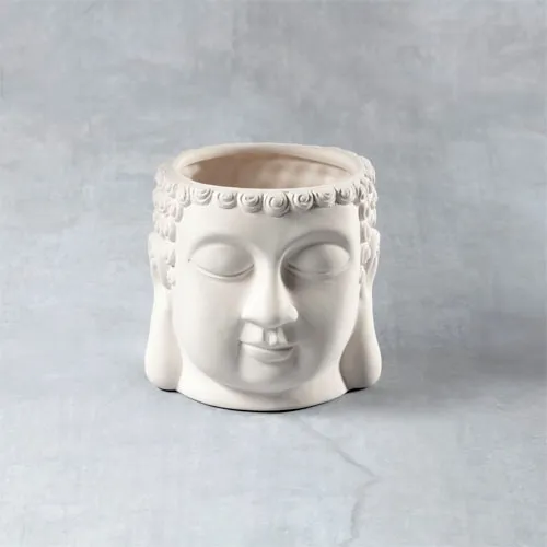 Picture of Ceramic Bisque 40652 Buddha Planter