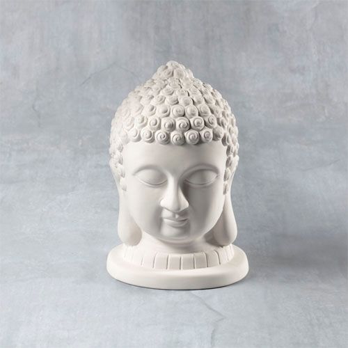 Picture of Ceramic Bisque 40650 Buddha Bust 6pc