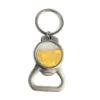 Picture of Sublimation Alloy Bottle Opener Keyring Round