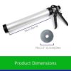 Picture of Handheld 15" Large Clay Extruder includes 18 Dies