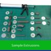 Picture of Handheld 15" Large Clay Extruder includes 18 Dies