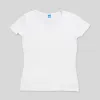 Picture of Sublimation Polyester T-Shirt White Ladies - Large