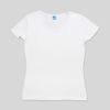 Picture of Sublimation Polyester T-Shirt White Ladies - X Large