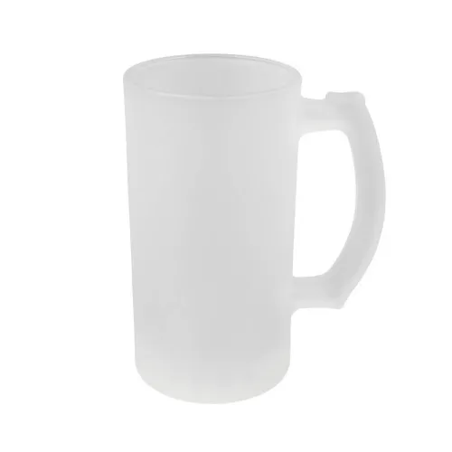 Picture of Sublimation Glass Frosted Beer Mug 16oz