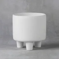 Picture of Ceramic Bisque 44381 Footed Planter
