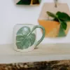 Picture of Ceramic Bisque 44385 Monstera Leaf Mug