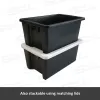 Picture of Stack and Nest Tub Black 46L