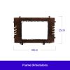 Picture of Sublimation Rock Photo Slate 17x25cm with Laced Timber Frame