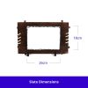 Picture of Sublimation Rock Photo Slate 17x25cm with Laced Timber Frame