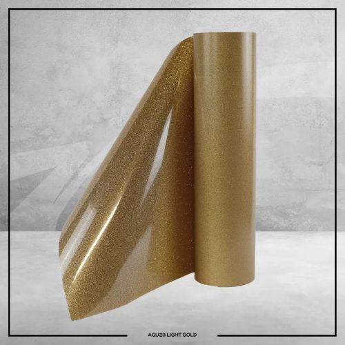 Picture of Heat Transfer Vinyl Glitter Flex Ultra - Light Gold