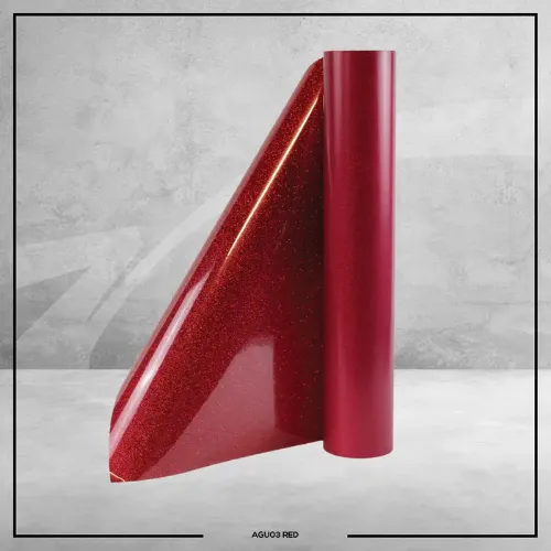 Picture of Heat Transfer Vinyl Glitter Flex Ultra - Red