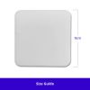 Picture of Sublimation White Aluminium Fridge Magnet - Square Large