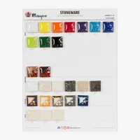 Picture of Mayco Tile Chart - Stoneware Gloss, Specialty, Washes and Clear