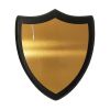 Picture of Sublimation Shield Award Plaque - Traditional Black with Gold Printing plate