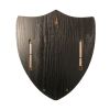 Picture of Sublimation Shield Award Plaque - Traditional Black with Gold Printing plate