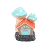 Picture of Ceramic Bisque Mushroom Fairy House 4pc