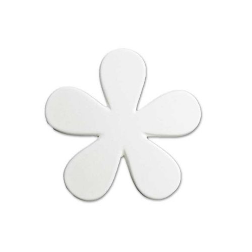 Picture of Ceramic Bisque Flower Tile 12pc