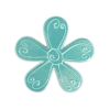 Picture of Ceramic Bisque Flower Tile 12pc