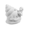 Picture of Ceramic Bisque Mermaid Shell Bank 4pc