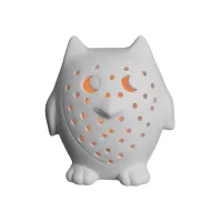 Picture of Ceramic Bisque Owl Lovelight 4pc