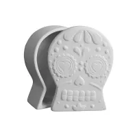 Picture of Ceramic Bisque Day of the Dead Box 4pc