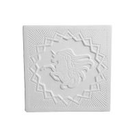 Picture of Ceramic Bisque Rearing Unicorn Plaque 12pc