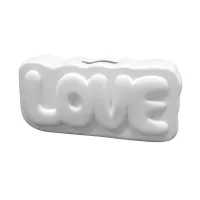 Picture of Ceramic Bisque Love Word Bank 6pc