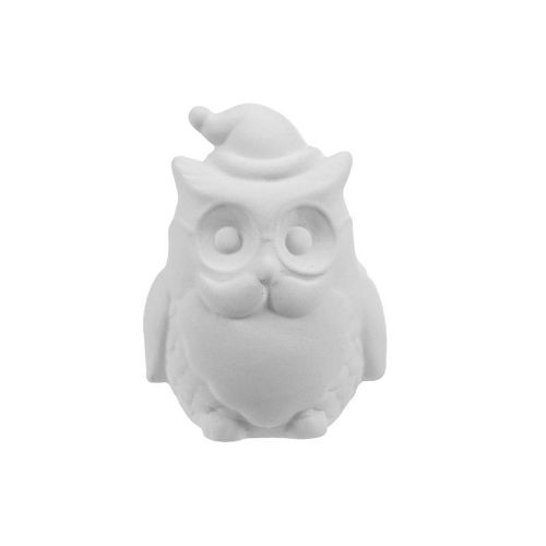 Picture of Ceramic Bisque Christmas Owl 8pc