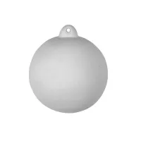 Picture of Ceramic Bisque Ball Christmas Ornament  10pc